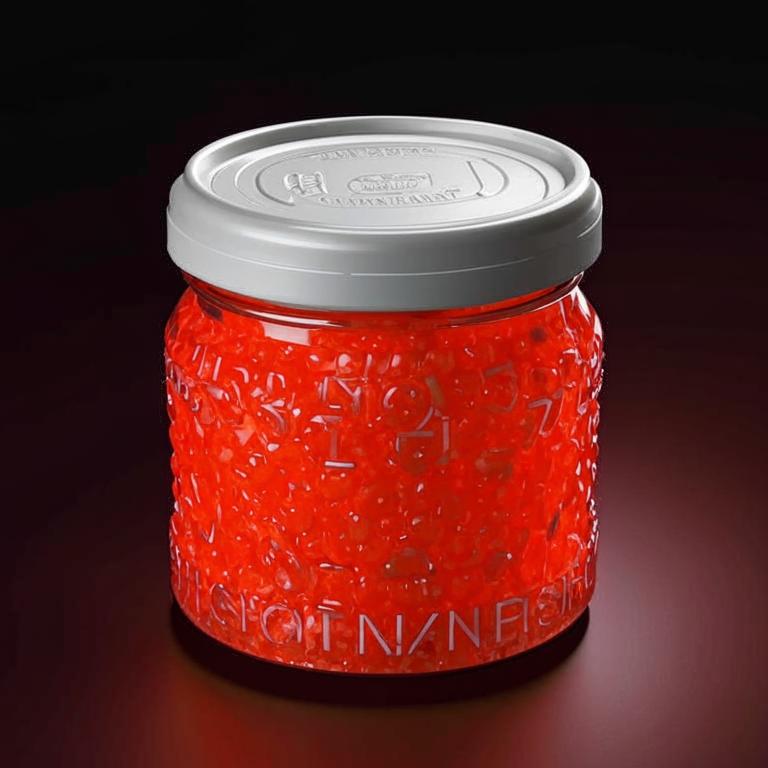 фото красной икры в банке с крышкой