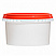 пластиковая банка jetb 478 (0.5 л) с красной крышкой
