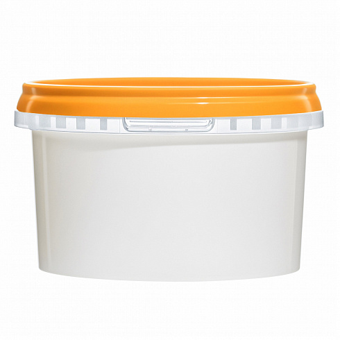 пластиковая банка jetb 478 (0.5 л) с оранжевой крышкой