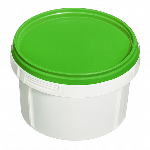 пластиковая банка jetb 280 (0,28 л) с зеленой крышкой
