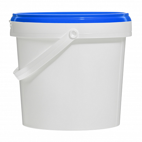 пластиковое ведро jetb 11 (1,1 л) с синей крышкой