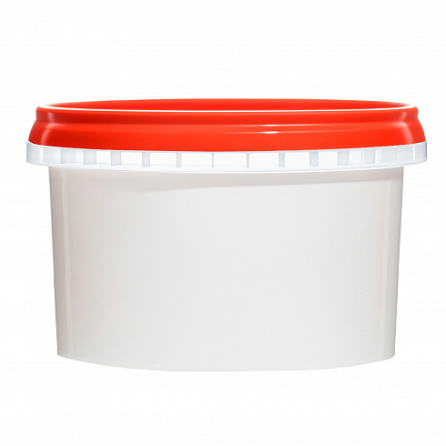 пластиковая банка jetb 478 (0.5 л) с красной крышкой