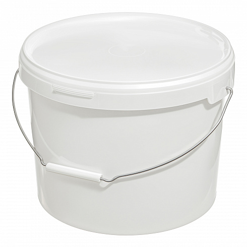 пластиковое ведро круглое jet 110 (11,3 л) с металлической ручкой