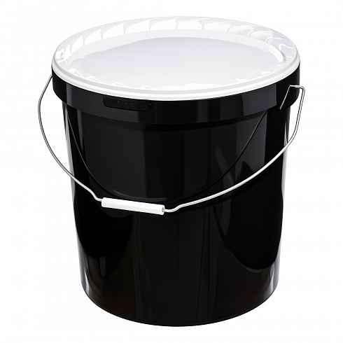 пластиковое ведро jet+ 205 (20,6 л) техническое c белой крышкой