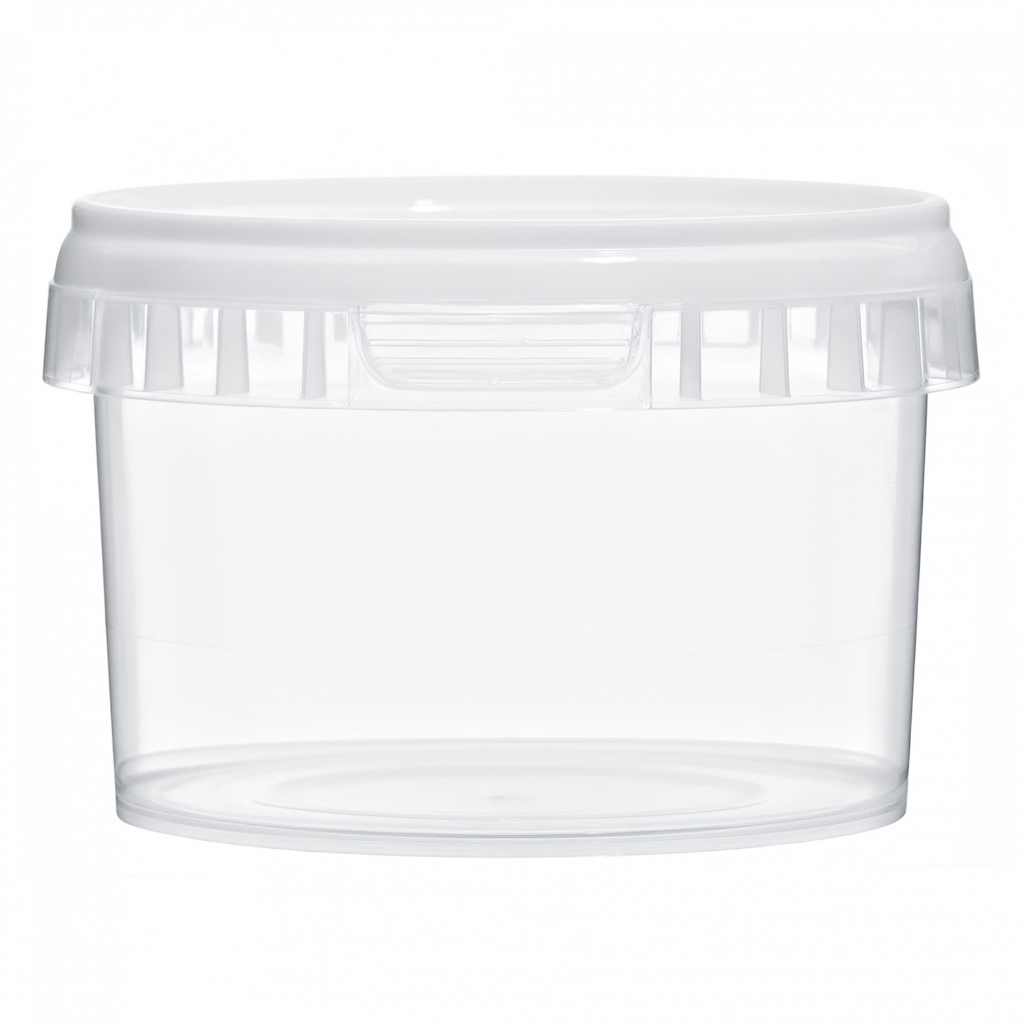 пластиковая банка с крышкой jetb 280 (0,28 л) пищевая круглая